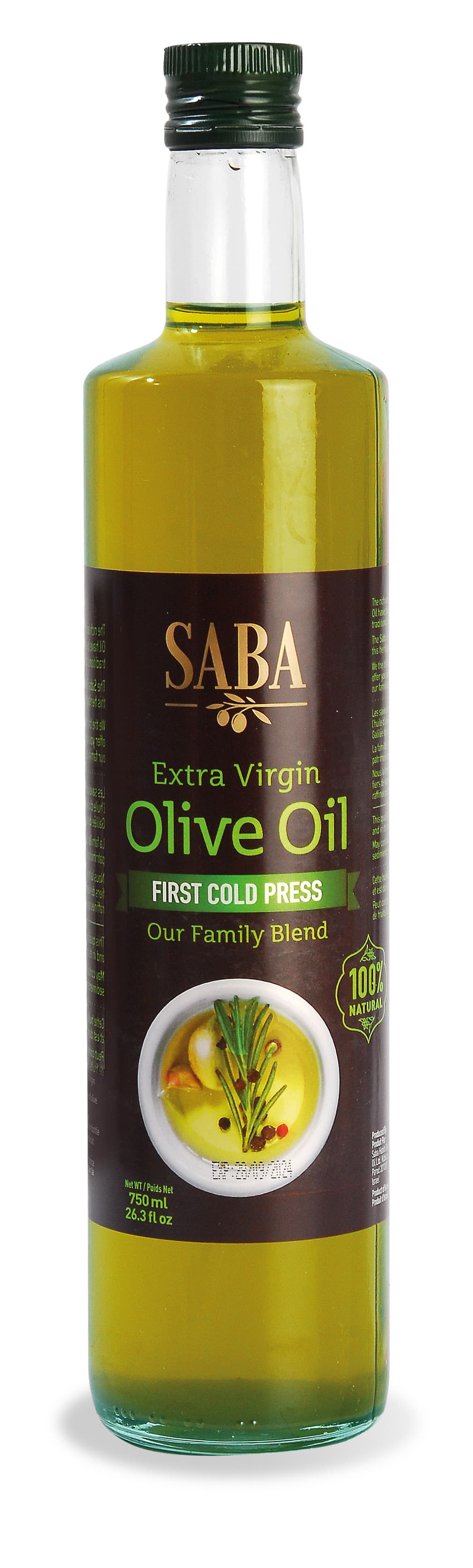 Saba olijfolie  750ml