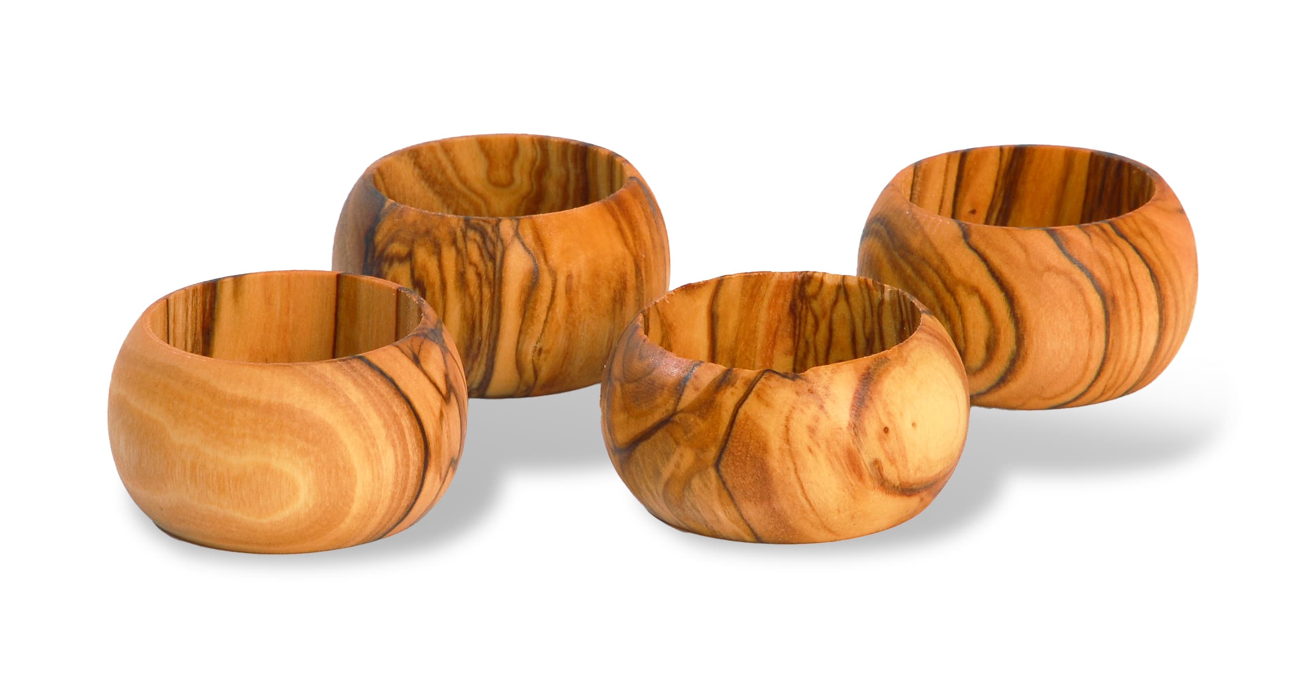 Servetring olijfhout - bestel 4 stuks voor 13,95