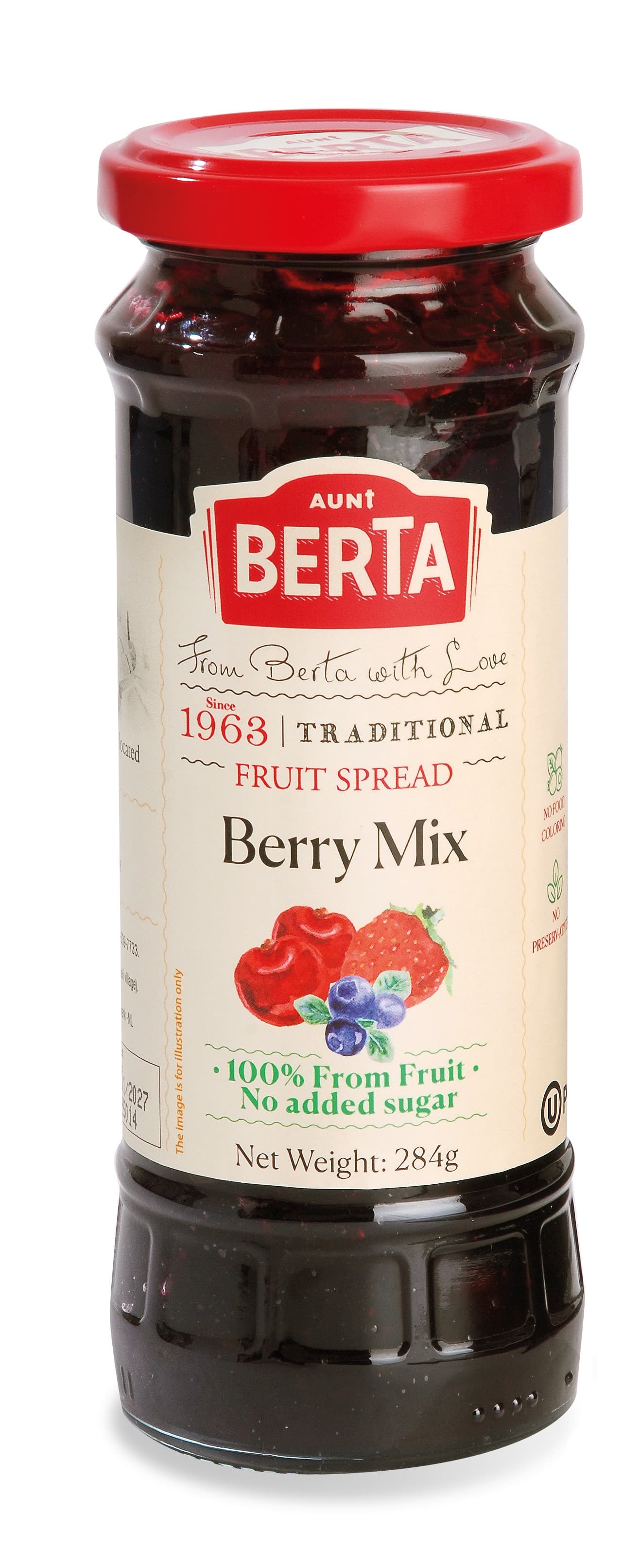 Fruitspread Bessenmix (nieuw potje!)