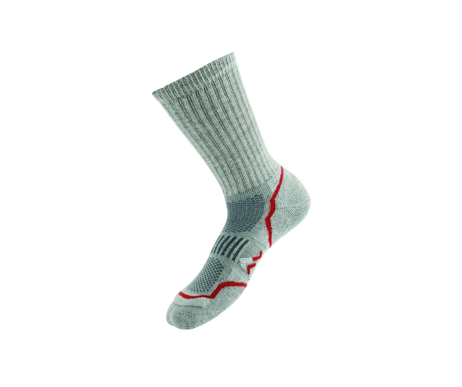 Slijtvaste sokken lichtgrijs