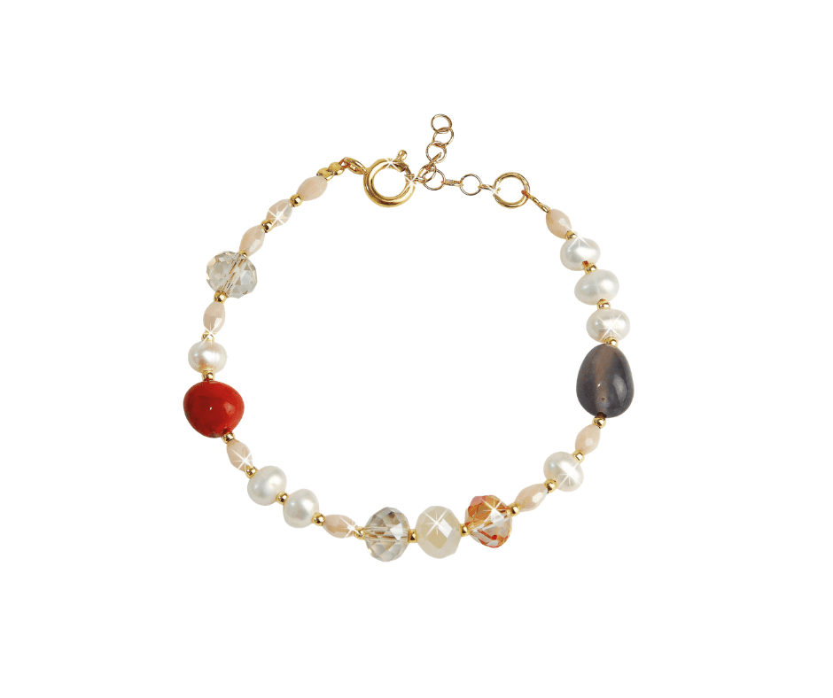 Armband zoetwaterparel-agaat - product image
