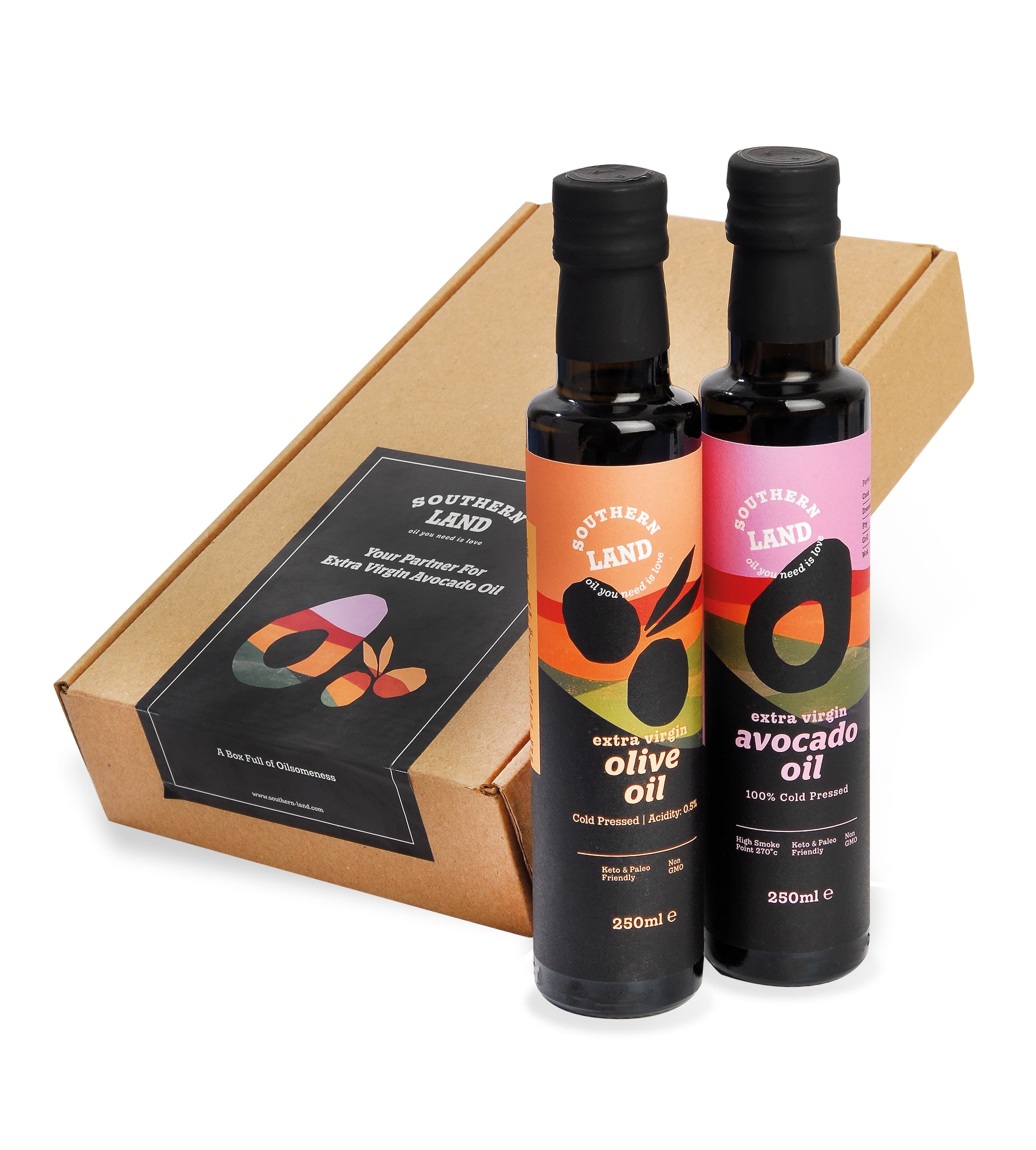 Geschenkset avocado- en olijfolie - product image