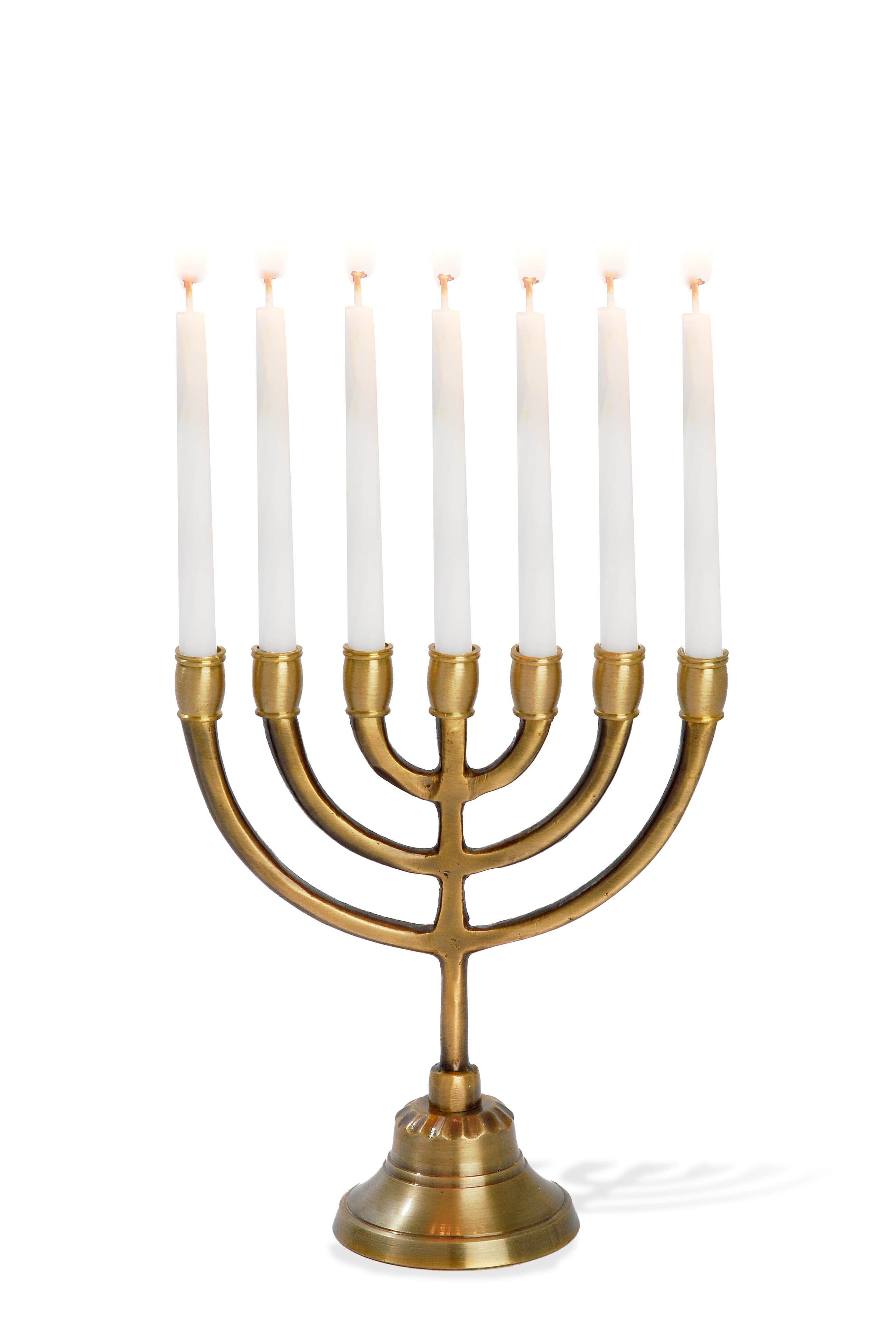 Koperen menora 13cm mat - product image