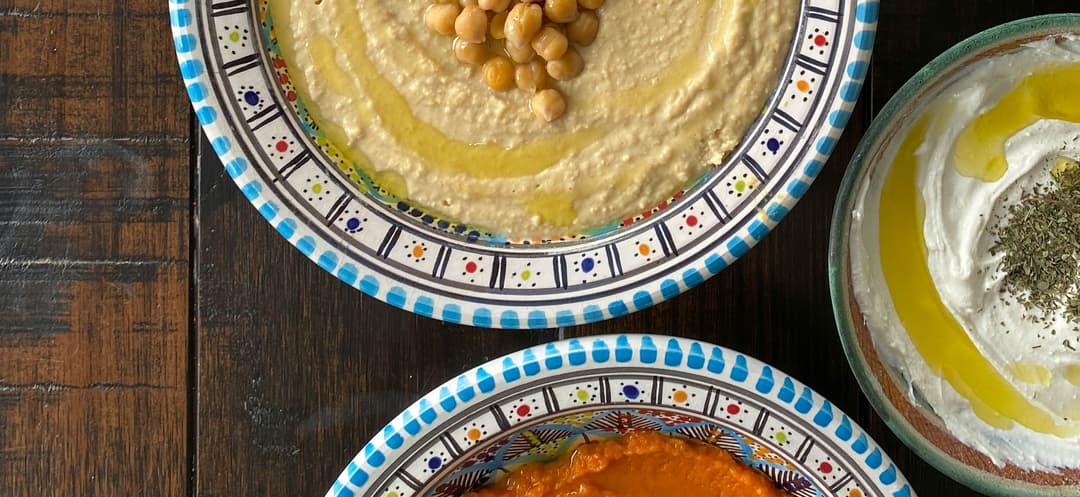 Israëlische saus en dipjes